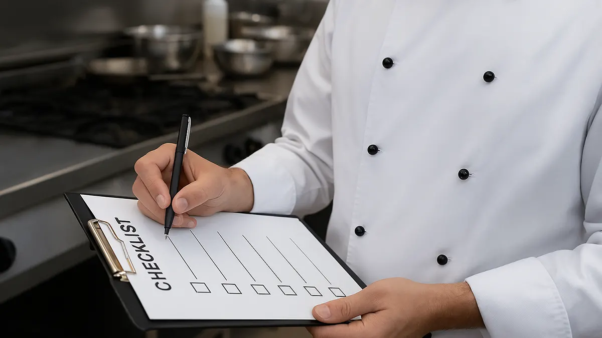 Checklist hygiène HACCP pour cuisines professionnelles