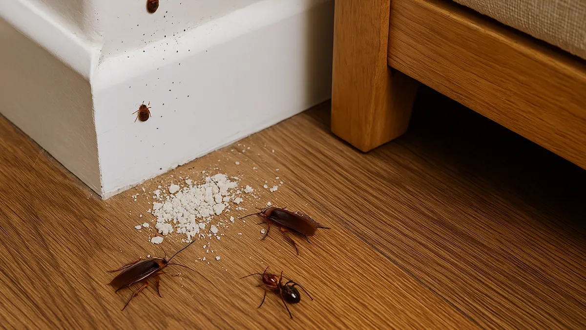 Signes d'une infestation d’insectes dans la maison