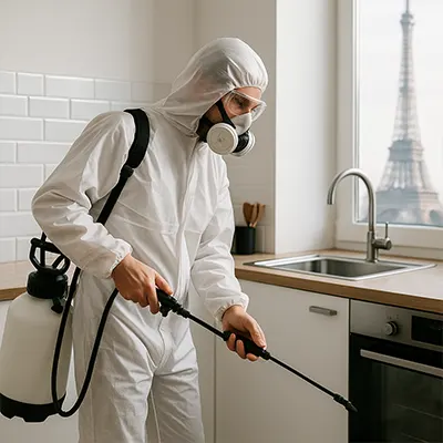 Traitement cafards/blattes logements particuliers à Paris