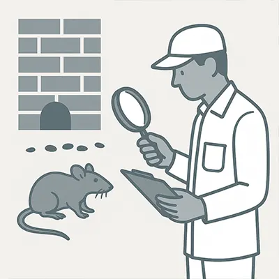 Inspection des sources et preuves de rongeurs à Paris