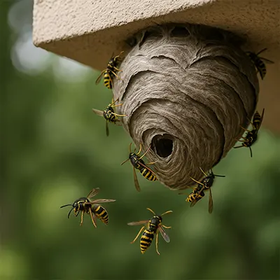 Destruction de nids de guêpes et frelons à Paris